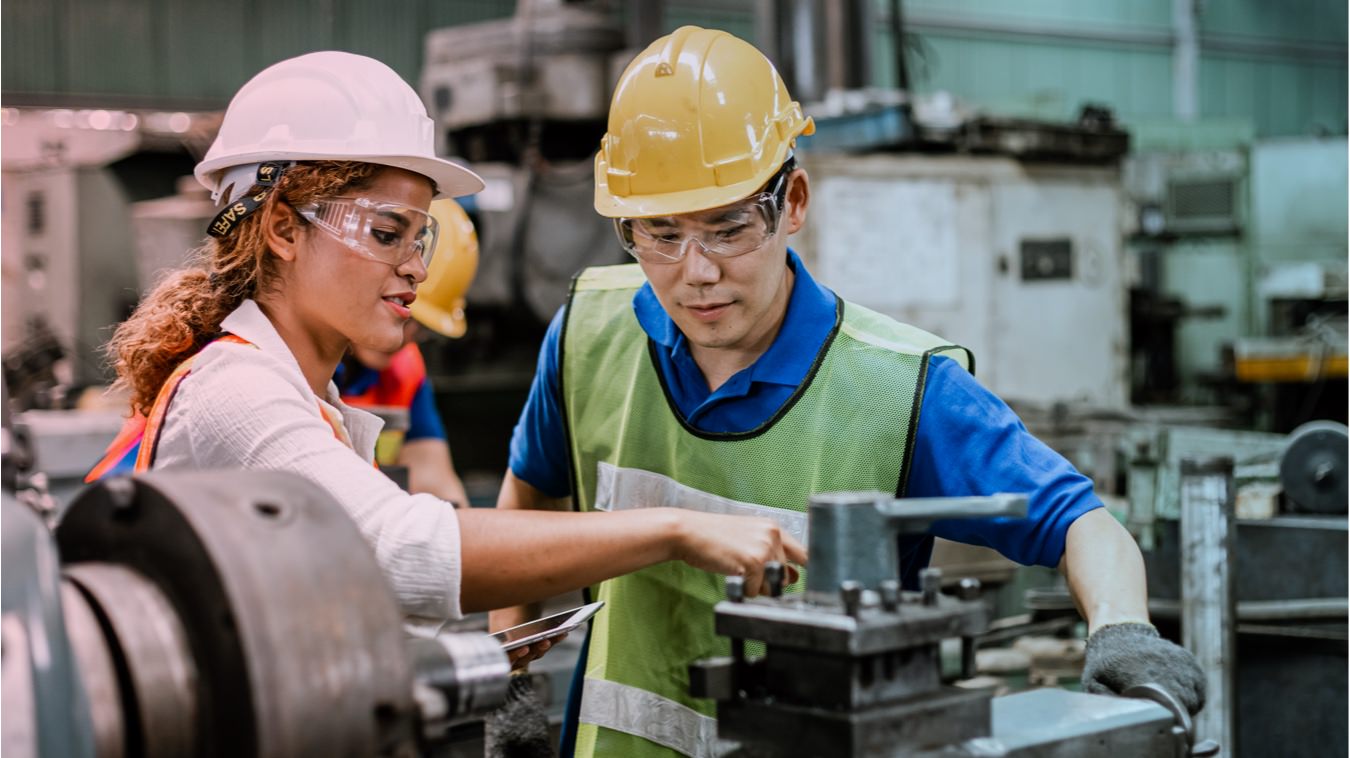 Workers in a factory